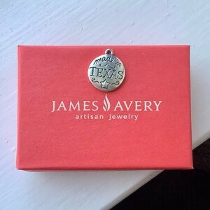 James Avery Silver 'Made in Texas' Charm